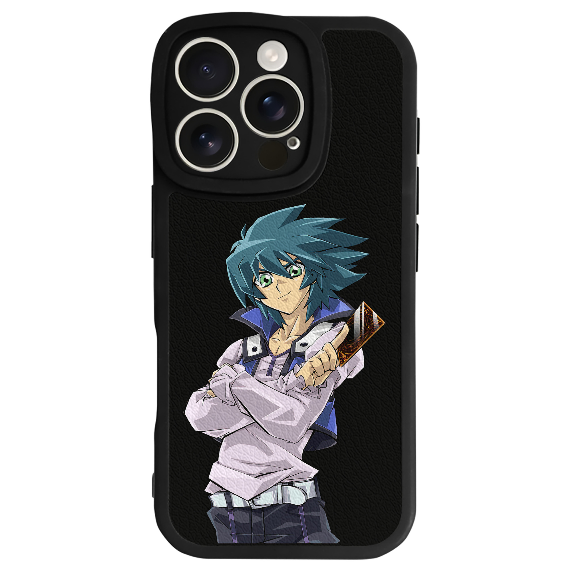 遊☆戯☆王 Yu-Gi-Oh! 【iPhone 16シリーズ対応】シリコンスマホケース（レザー調） 材質：シリコン